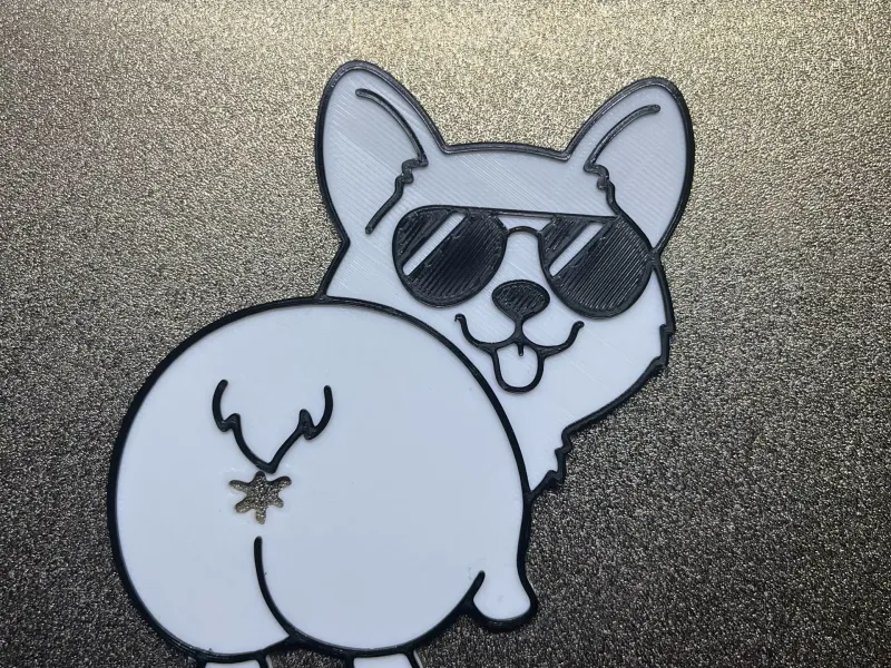 Iconic Corgi Butt - Bread clip/sealer