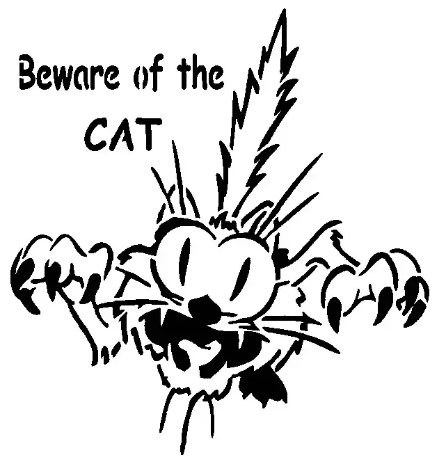 Cuidado con la plantilla Gato
