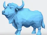 Yak Low Poly-7