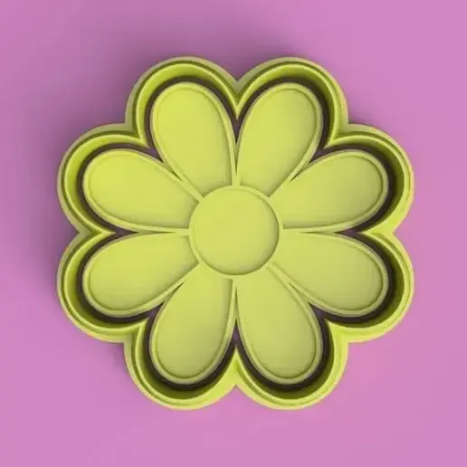 daisy flower mold