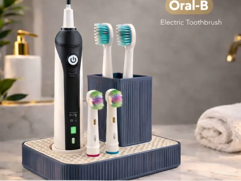 Electric toothbrush holder STL, Oral-B organizer stand
