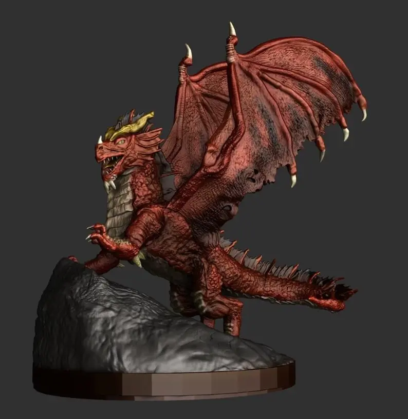 Dragón rojo DnD- Dragon rouge DnD