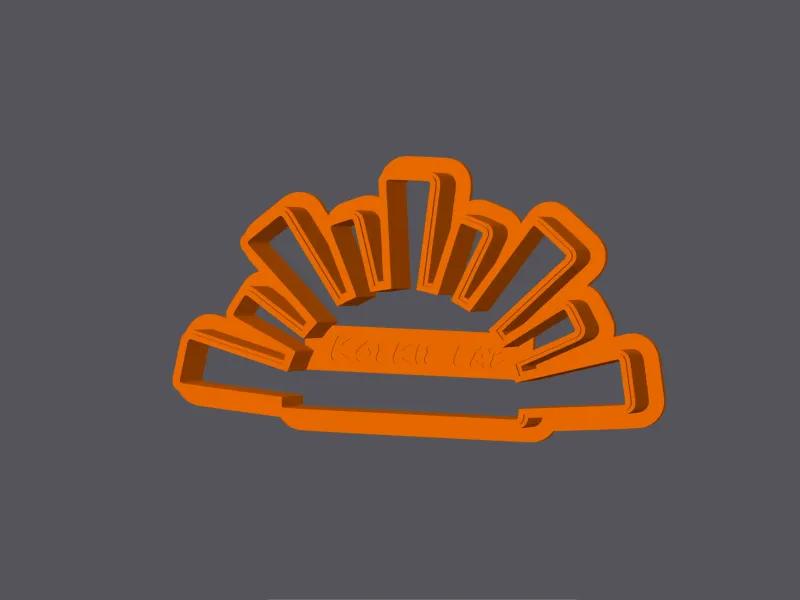 Rising Sun - Cookie Cutter