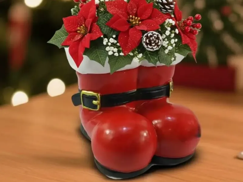 Kerstlaars van de Kerstman - Kerstdecoratie