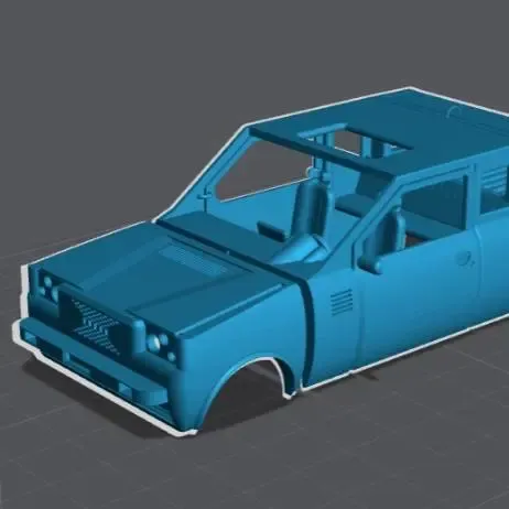 Retro-Futuristic Off-Road Vehicle Body – Concept Design