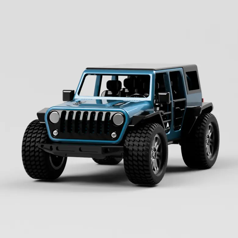 4-Door JEEP Wrangler with removable Hardtop