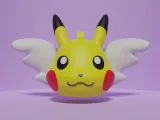 Angel Pikachu FanArt - Christmas Tree Decor/Ornament/Bauble-4