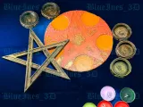WICCAN PENTAGRAM TEALIGHT MUMLUK-7