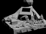 Reloj de Granja – Estilo Low Poly-1