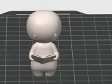 Simple figure with book-2