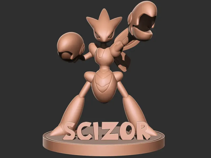Pokemon - scizor Modèle imprimé en 3D