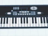 Miniature Keyboard Decoration-0