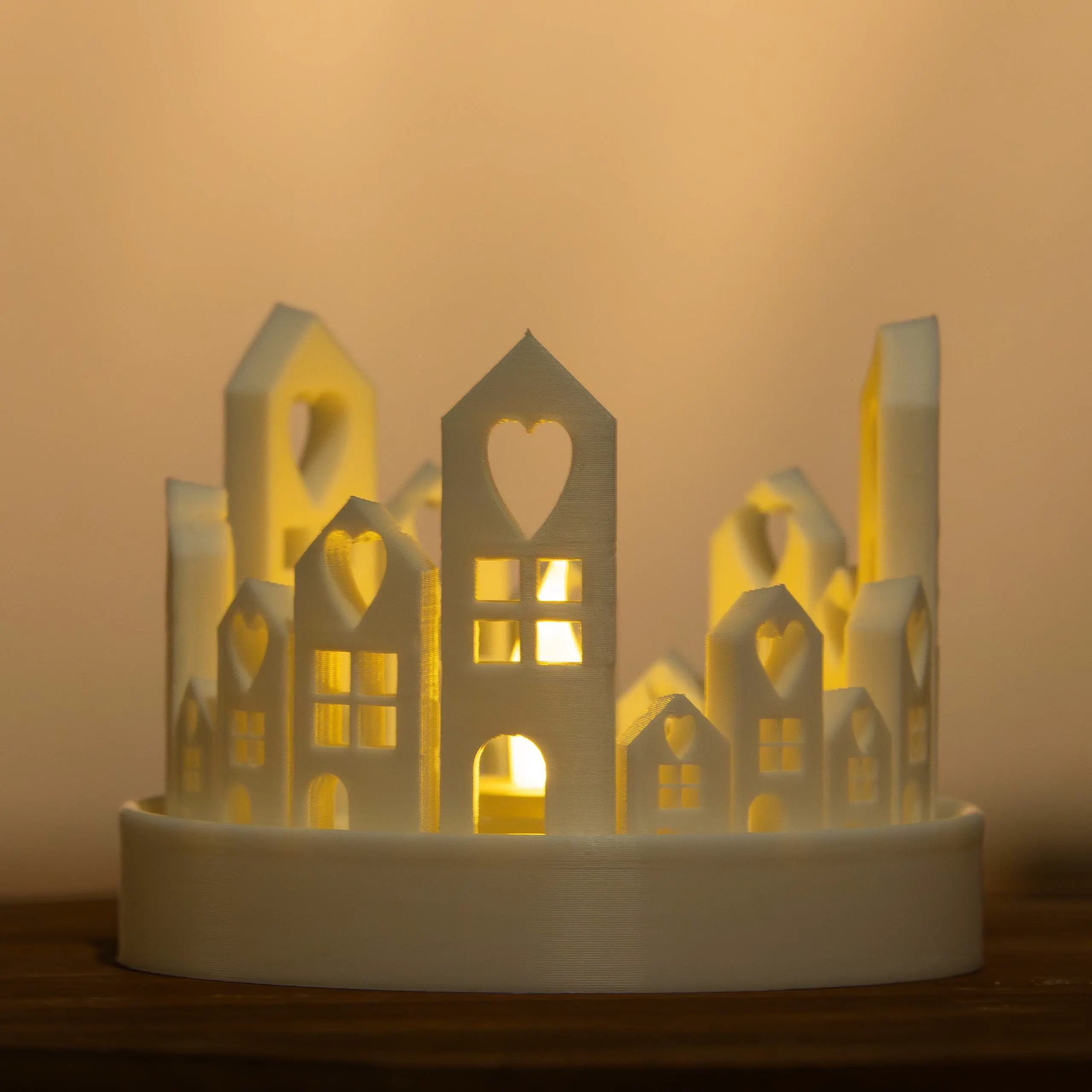 Cozy Winter Themed Tealight Ornament