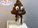 Emoji caca sur cintre papier toilette Gadget-2