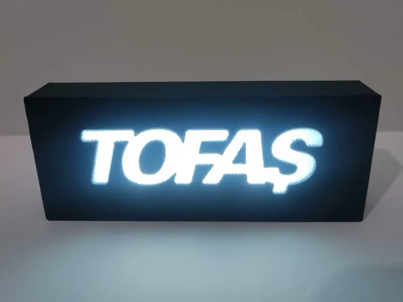 TOFAŞ Logo Lamp Graphic Illuminator