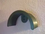 Simple wall mounted headphone stand-0