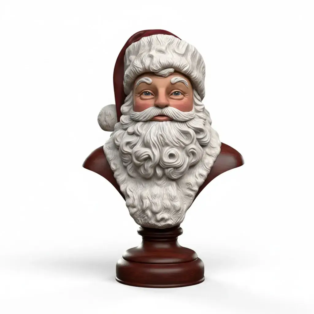 Santa Claus Bust - Christmas Decoration
