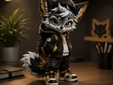 Cute Fox Character - Kitsu | Collectible Figure STL-1