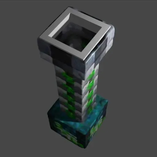Minecraft Bong, Minecraft Vase, Minecraft Accesories