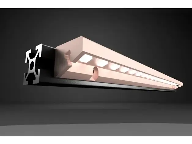 Led Strip Holder pentru Alumunium Profile 2020 Seria Ender