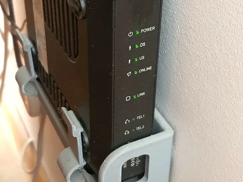 Modem wall mount