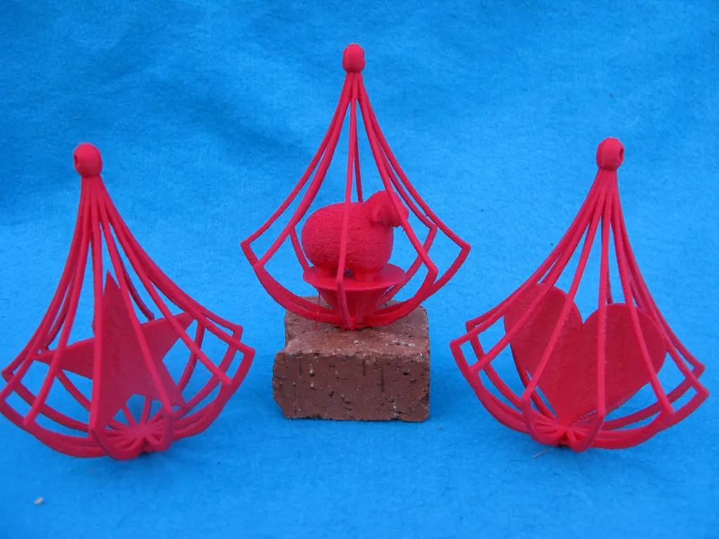 Three Christmas Ornaments  