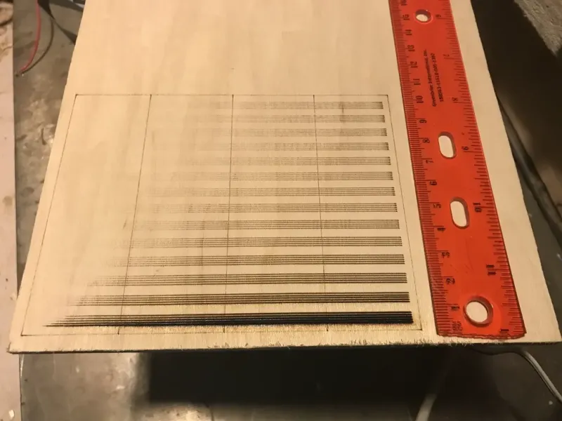 Calibrazione laser Potenza vs Velocità di avanzamento (Per Marlin/Repetier/Rep