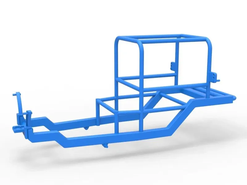 Frame of Vintage Supermodified stock car V2 Scale 1:25