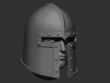 Medieval Soldier Helmet #2– Wearable STL and 3MF File-3