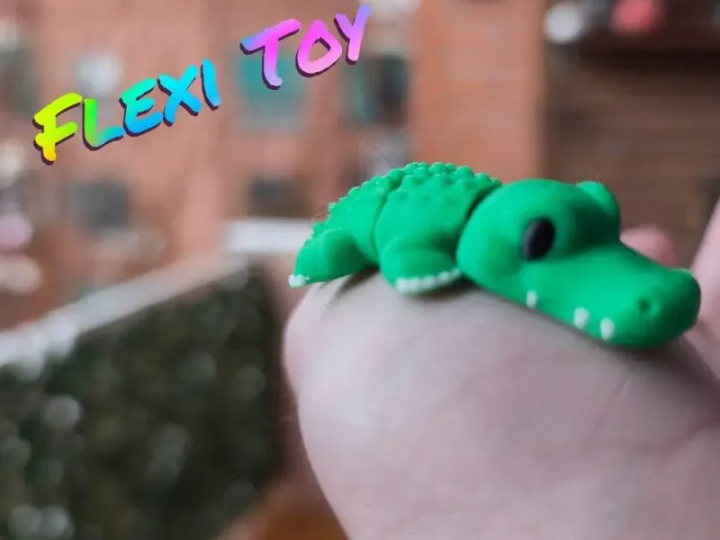 Flexi Toy alligator