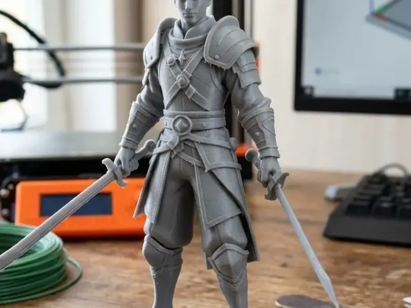 swordsman with 2 swords
