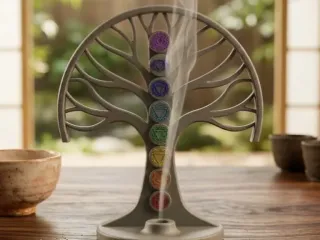 Chakra Tree of Life Incense Holder (3D Print Ready)