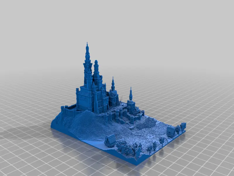 Minecraft Château de la Belle au Bois Dormant