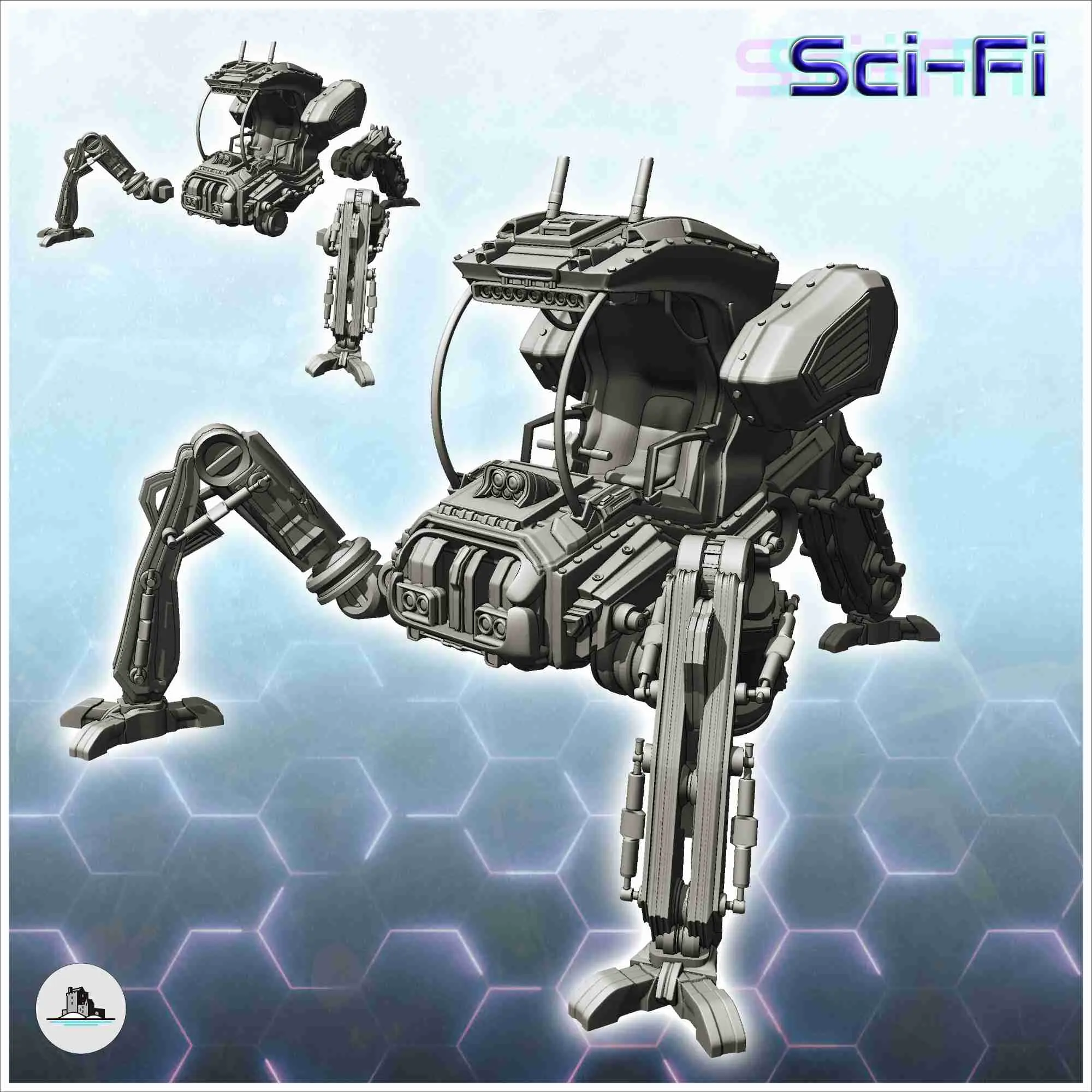 Kampfroboter Pack Nr. 2 - Miniaturen w40k scifi warhammer t