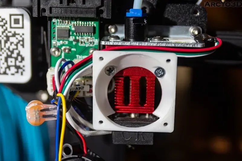 Creality CR 6 SE Hotend ventilatorkanaaladapter voor stille 40mm ventilator