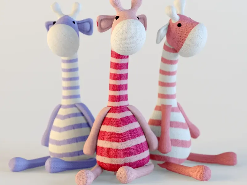 Giraffe tessili