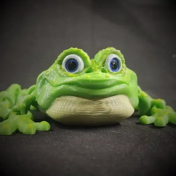 CUTE FLEXI PRINT-IN-PLACE TOAD