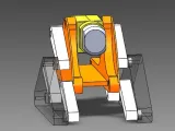 Amateur climbing robot - Competition robot with two-axis TT-1