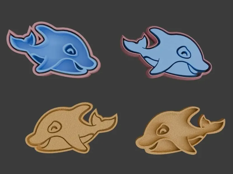 Chibi Orca Killer Whale Cookie Cutter