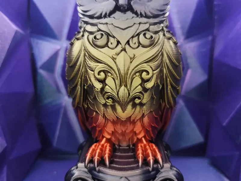 Solvyr Quillwarden — The Gilded Owl of Living Knowledge