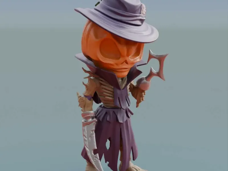 Punkie Blade Puppet Master Statue Fan Art