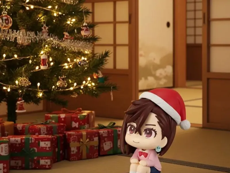 Christmas Ayase Momo chibi DanDaDan