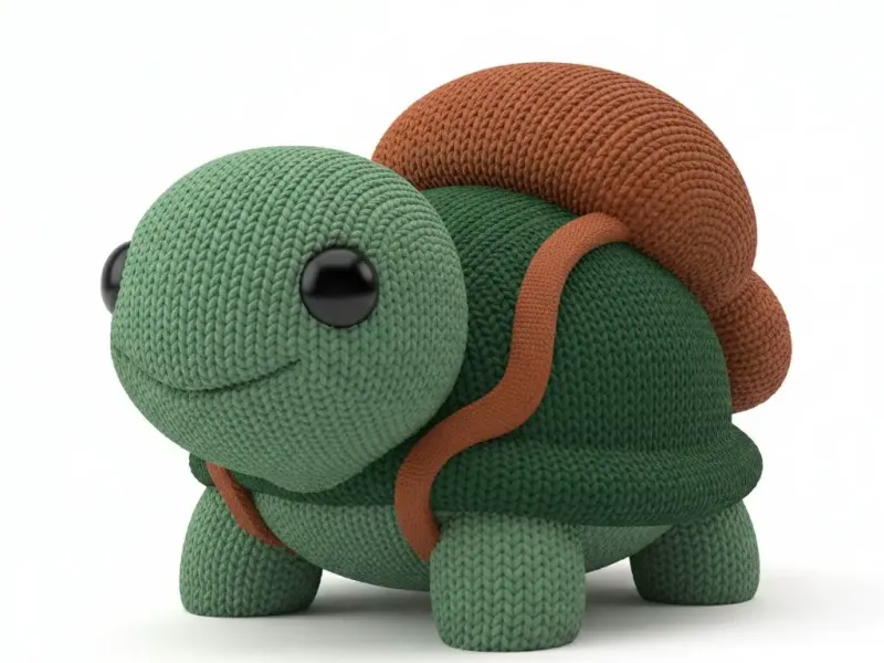 Knitted Turtle Backpack Buddy – Noah0x03