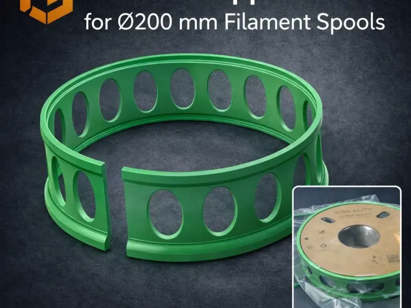 Vacuum Support Shell for Ø200 mm Filament Spools