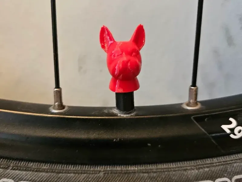Valve cap Frenchie (French bulldog) Schrader
