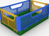 Foldable and stackable Crate-1