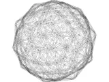 Wireframe Shape Geometric Diamond-2
