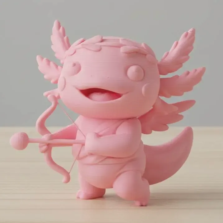 Chibi Axolotl Cupid
