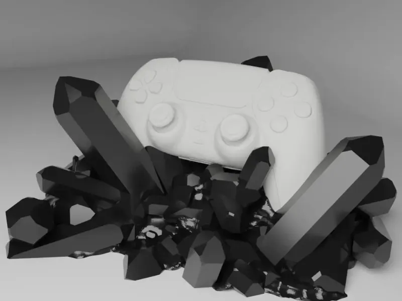 Crystal Cluster Dual sense controller stand Playstation 5 PS
