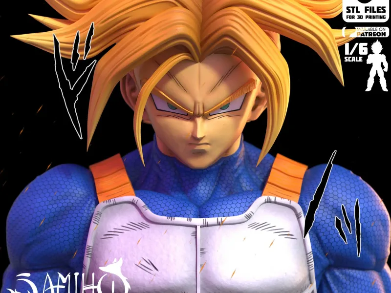 Samiho Studios - Future Trunks: STLs ready for printing